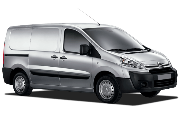 Vue latérale du fourgon CITROEN JUMPY II - 2007 – modèle utilitaire aménageable